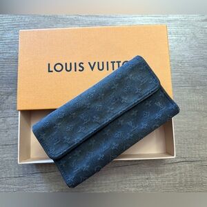 Louis Vuitton Monogram Mini Porte Tresor International Long Wallet With Box
